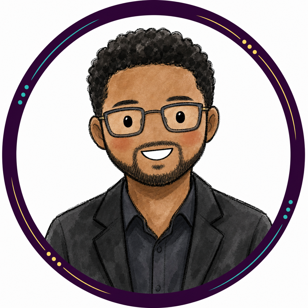 Male illustrated profile avatar of Ntando Sithole